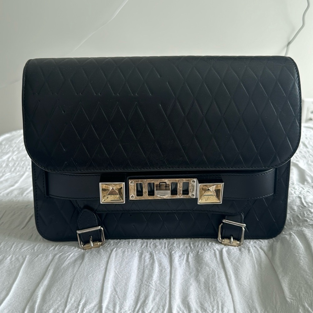 Authentic Proenza Schouler PS11 leather handbag